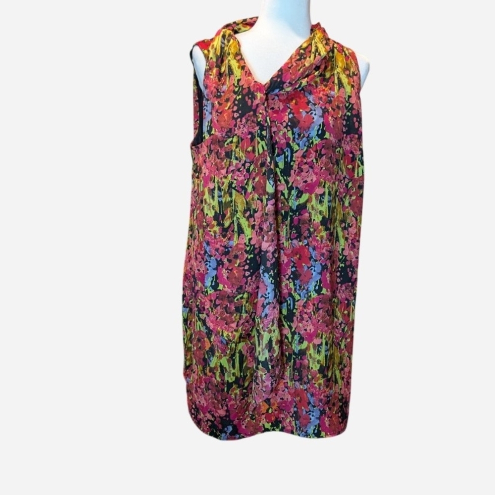 Pre-owned Floral Sleeveless Women's Top